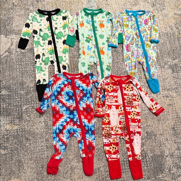 Birdie Bean Other - Cozy Critters Kids Footies - Multicolor Fun